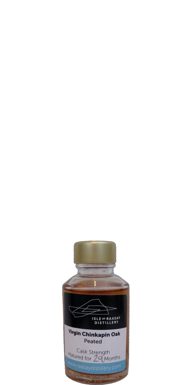 Raasay Virgin Chinkapin Oak - Peated  Sample