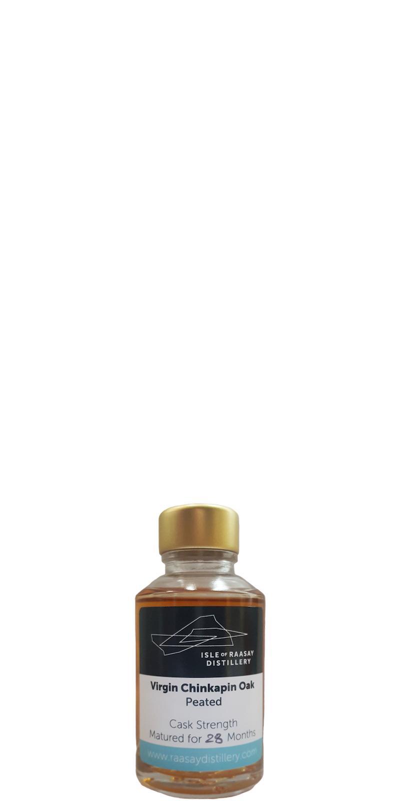 Raasay Virgin Chinkapin Oak - Peated  Sample