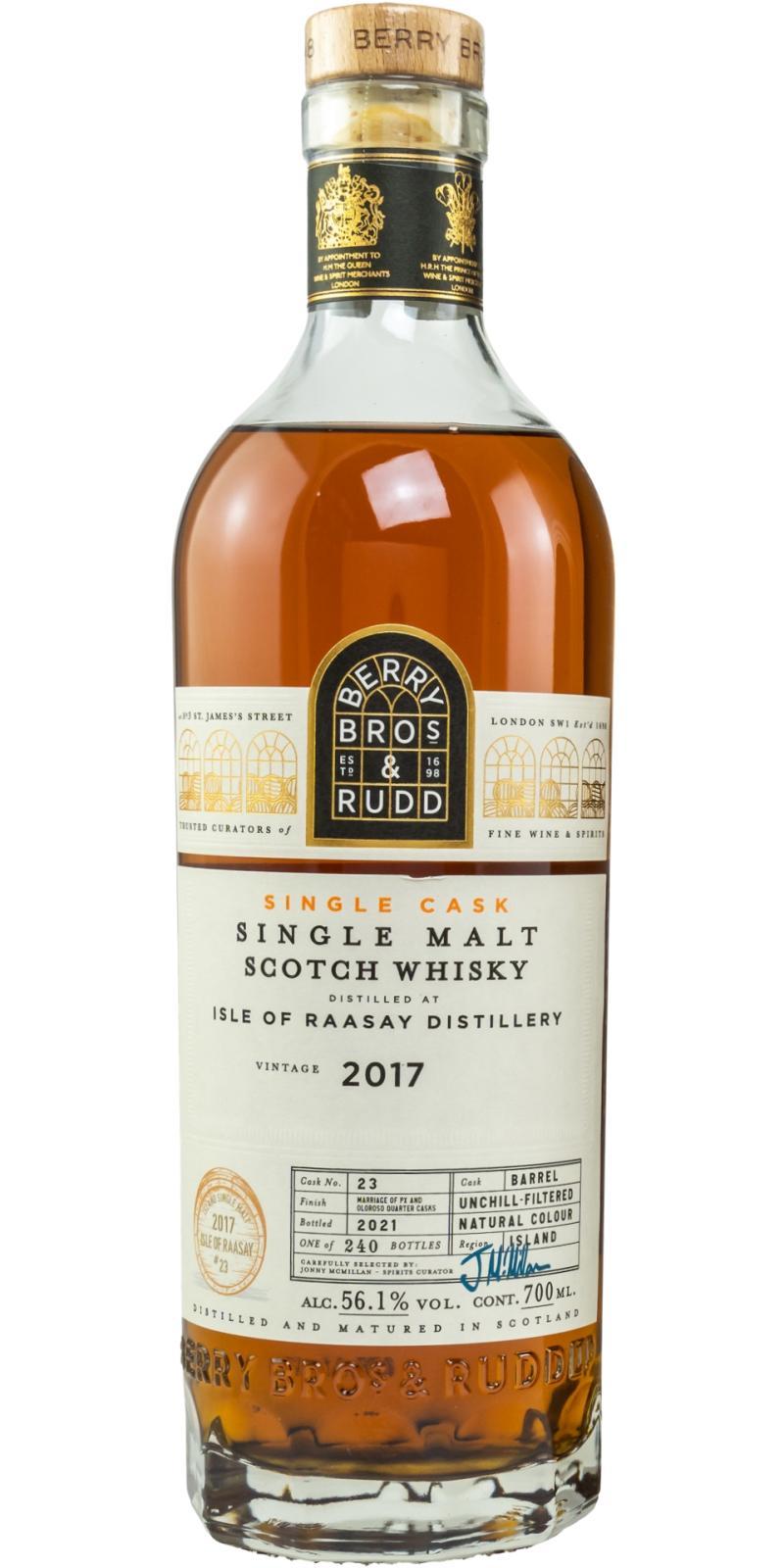 Raasay 2017 BR  Single Cask