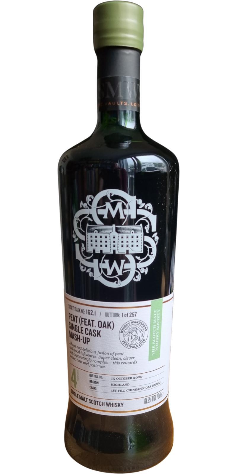 Raasay 2020 SMWS 162.1  Peat (Feat. Oak) Single Cask Mash-Up