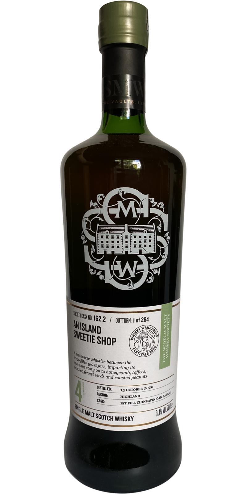 Raasay 2020 SMWS 162.2  An island sweetie shop