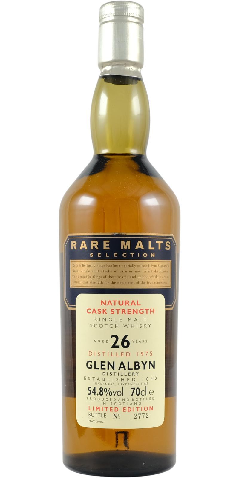 Glen Albyn 1975  Rare Malts Selection