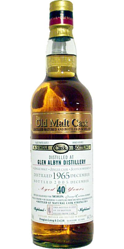 Glen Albyn 1965 DL  The Old Malt Cask