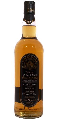 Glen Albyn 1979 DT  Rarest of the Rare