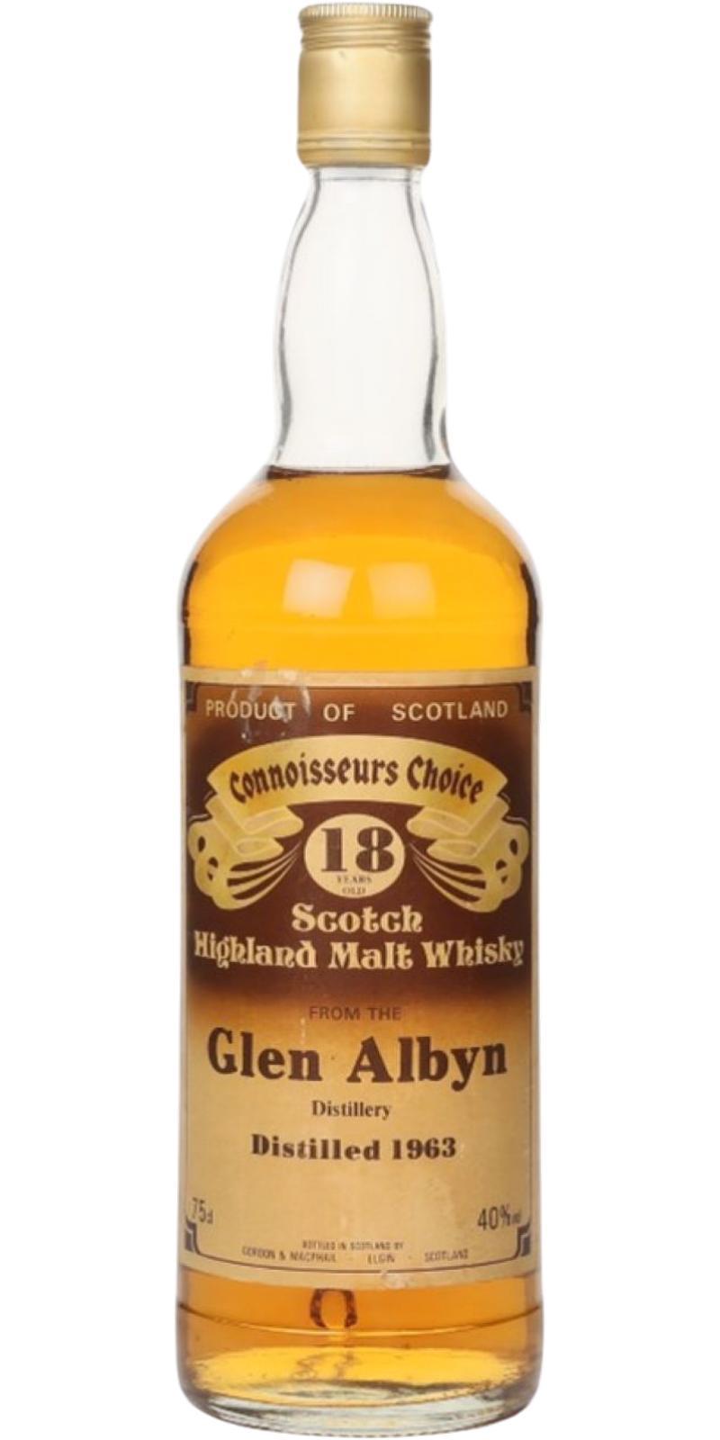 Glen Albyn 1963 GM  Connoisseurs Choice