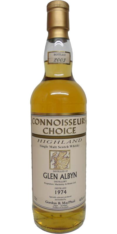 Glen Albyn 1974 GM  Connoisseurs Choice