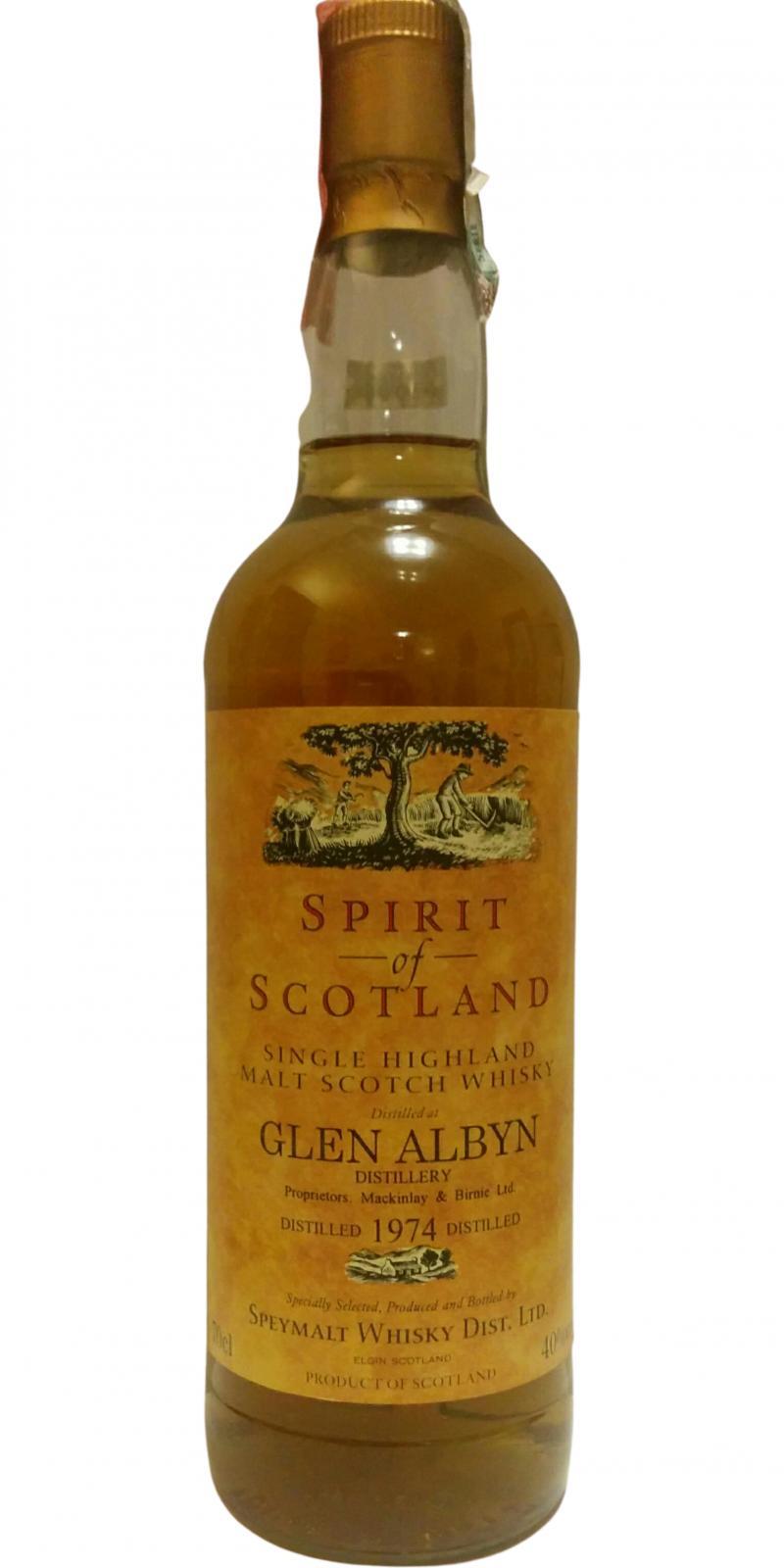 Glen Albyn 1974 GM  Spirit of Scotland