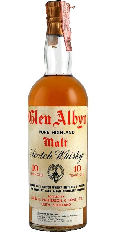 Glen Albyn 10-year-old  Pure Highland Malt