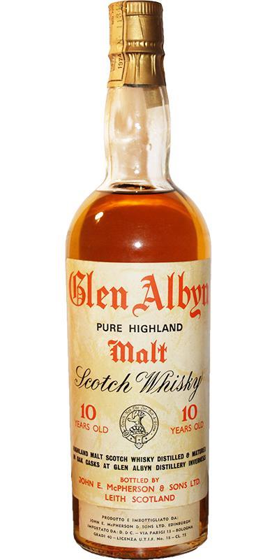 Glen Albyn 10-year-old  Pure Highland Malt