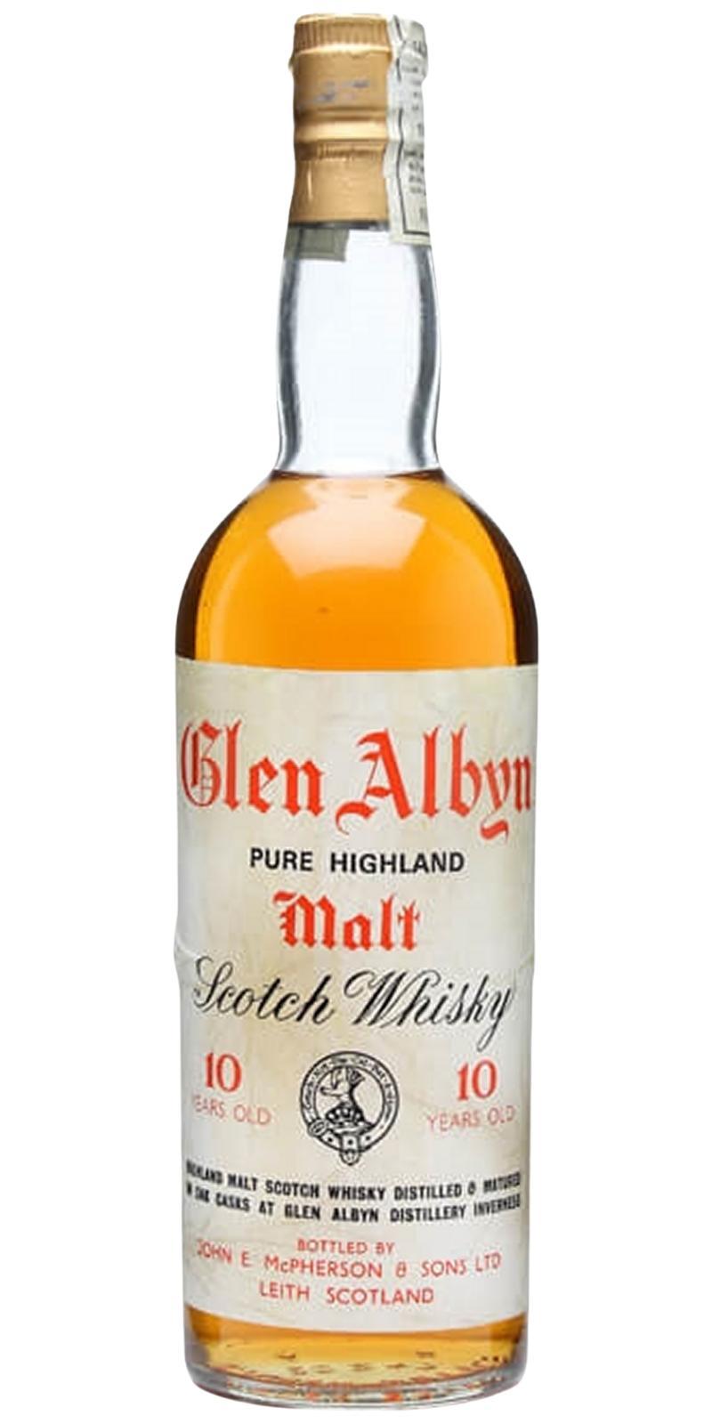 Glen Albyn 10-year-old JEMS  Pure Highland Malt