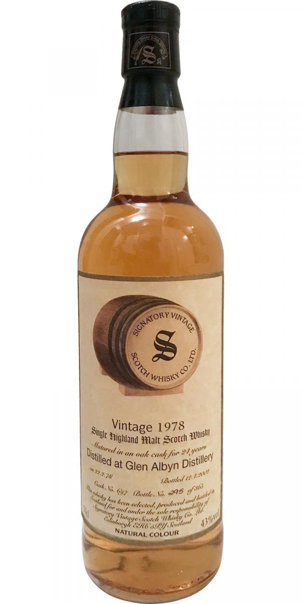 Glen Albyn 1978 SV  Vintage Collection