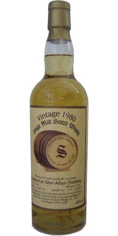 Glen Albyn 1980 SV  Vintage Collection