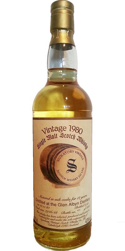 Glen Albyn 1980 SV  Vintage Collection