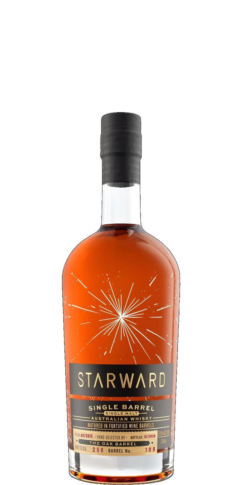 Starward 2015  Single Barrel - Smoke & Mirrors