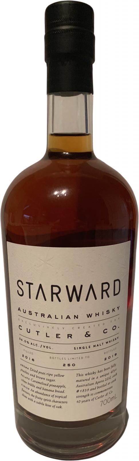 Starward 2016  Single Cask