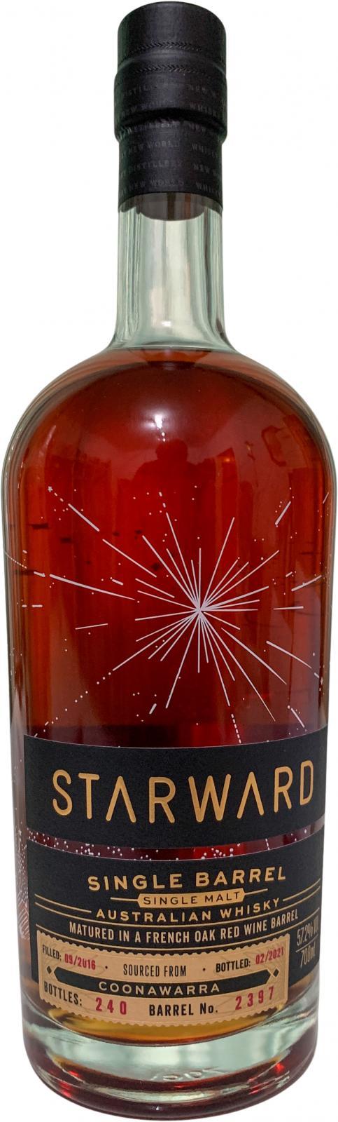Starward 2016  Single Barrel - Coonawarra