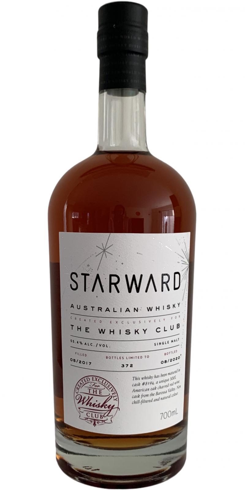 Starward Charred Red Wine Single Cask  Single Cask