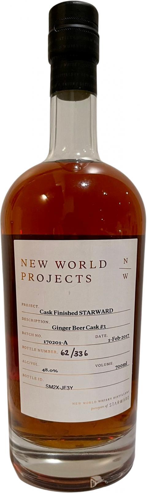 Starward Ginger Beer Cask #3  New World Projects