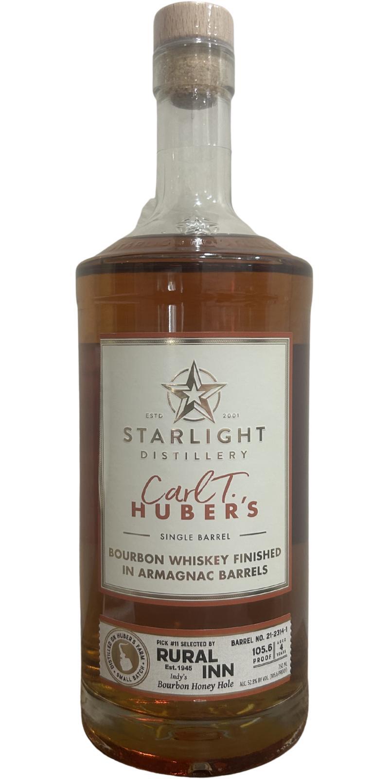 Starlight Distillery 04-year-old  Carl T. Huber's Single Barrel