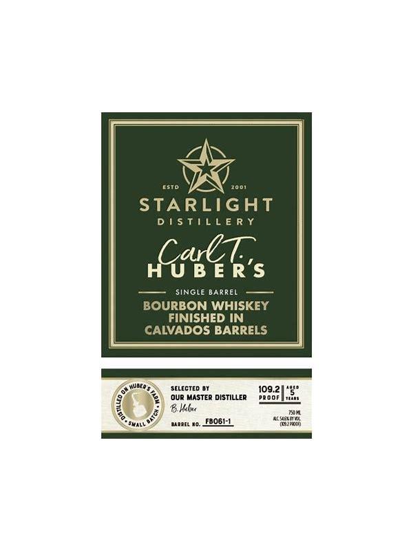 Starlight Distillery 04-year-old  Carl T. Huber's Single Barrel
