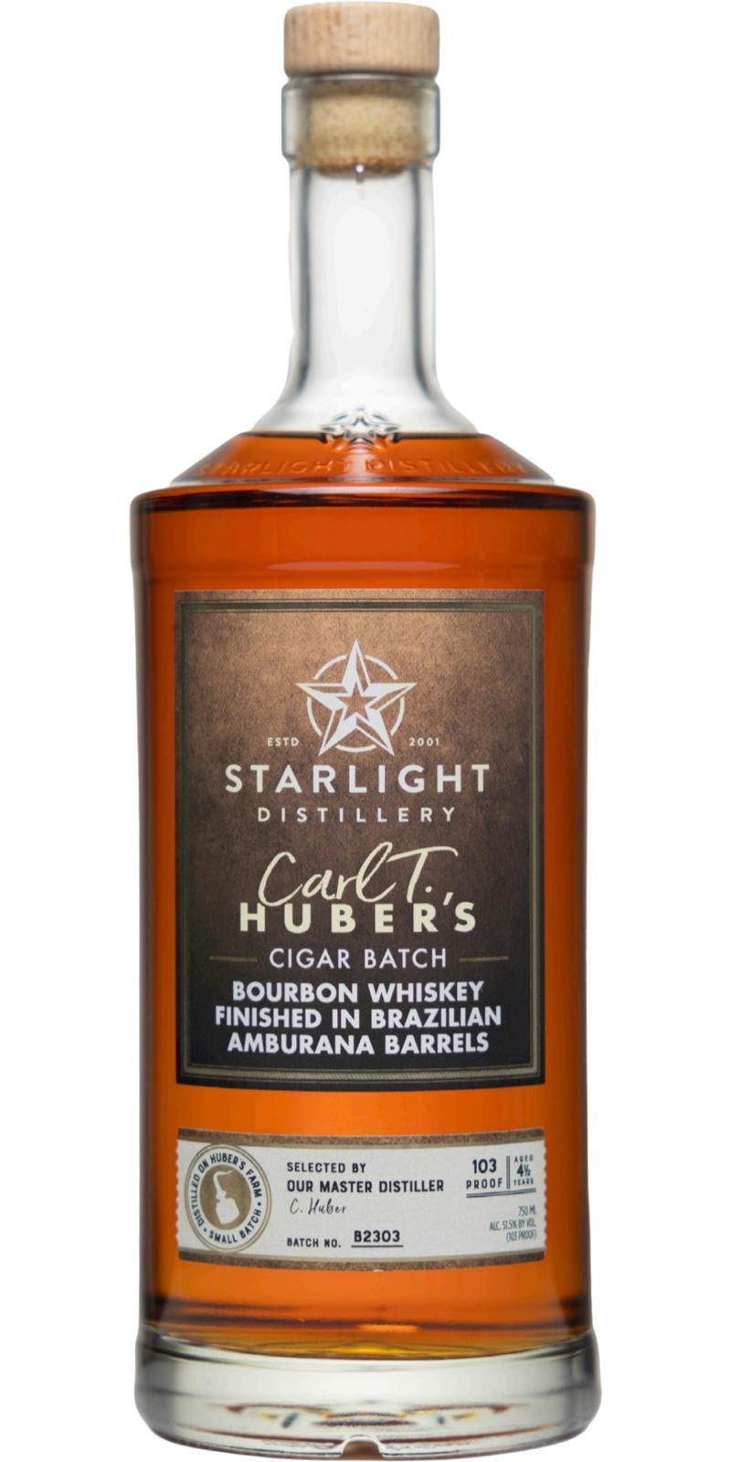 Starlight Distillery 04-year-old  Carl T. Huber's Cigar Batch