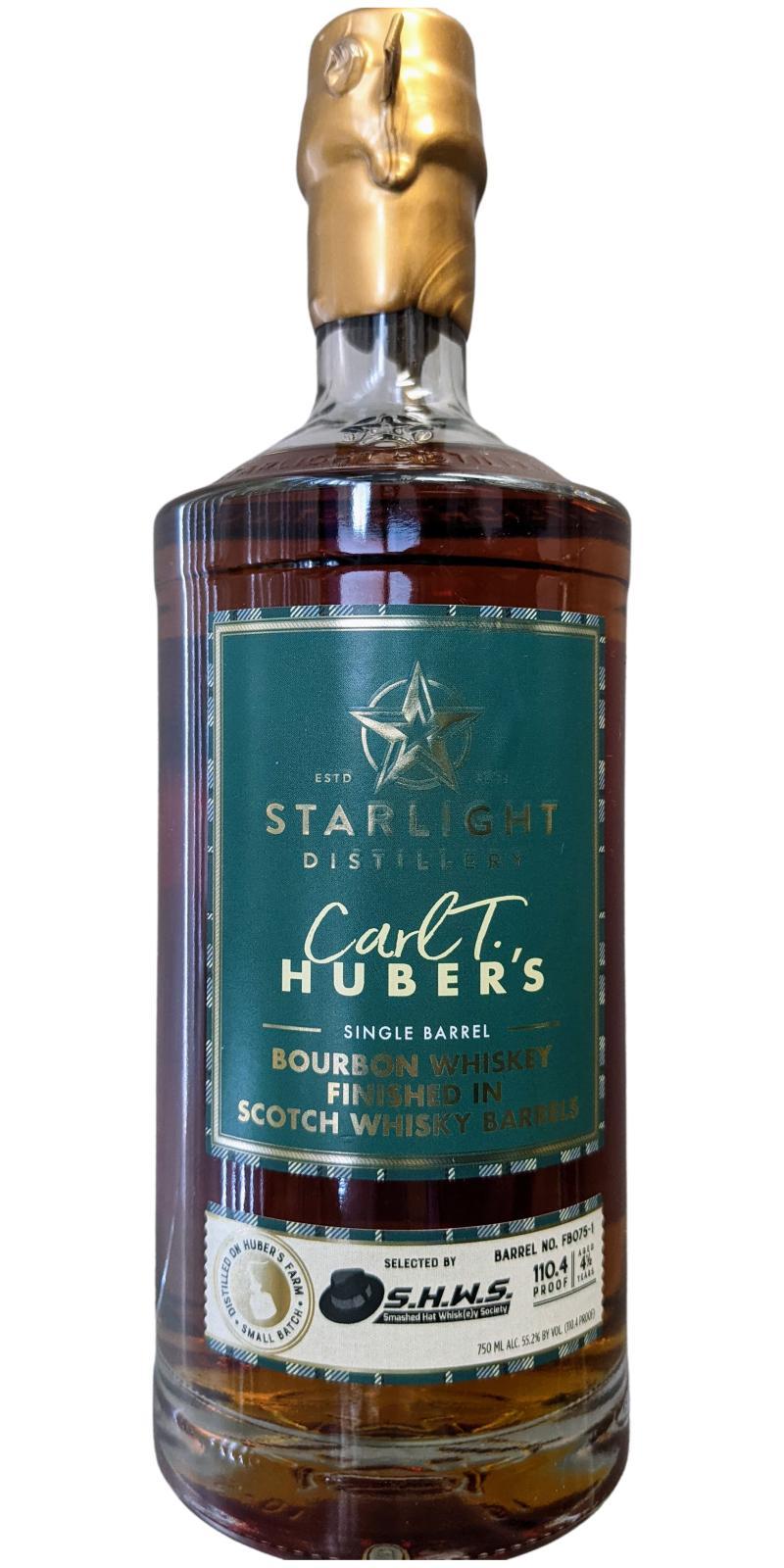 Starlight Distillery 05-year-old   Carl T. Huber's Single Barrel
