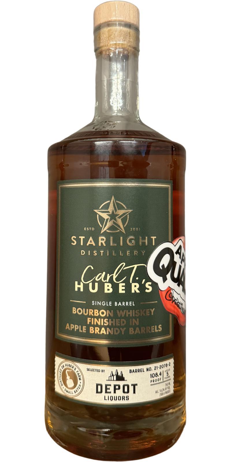Starlight Distillery 05-year-old  Carl T. Huber's Single Barrel