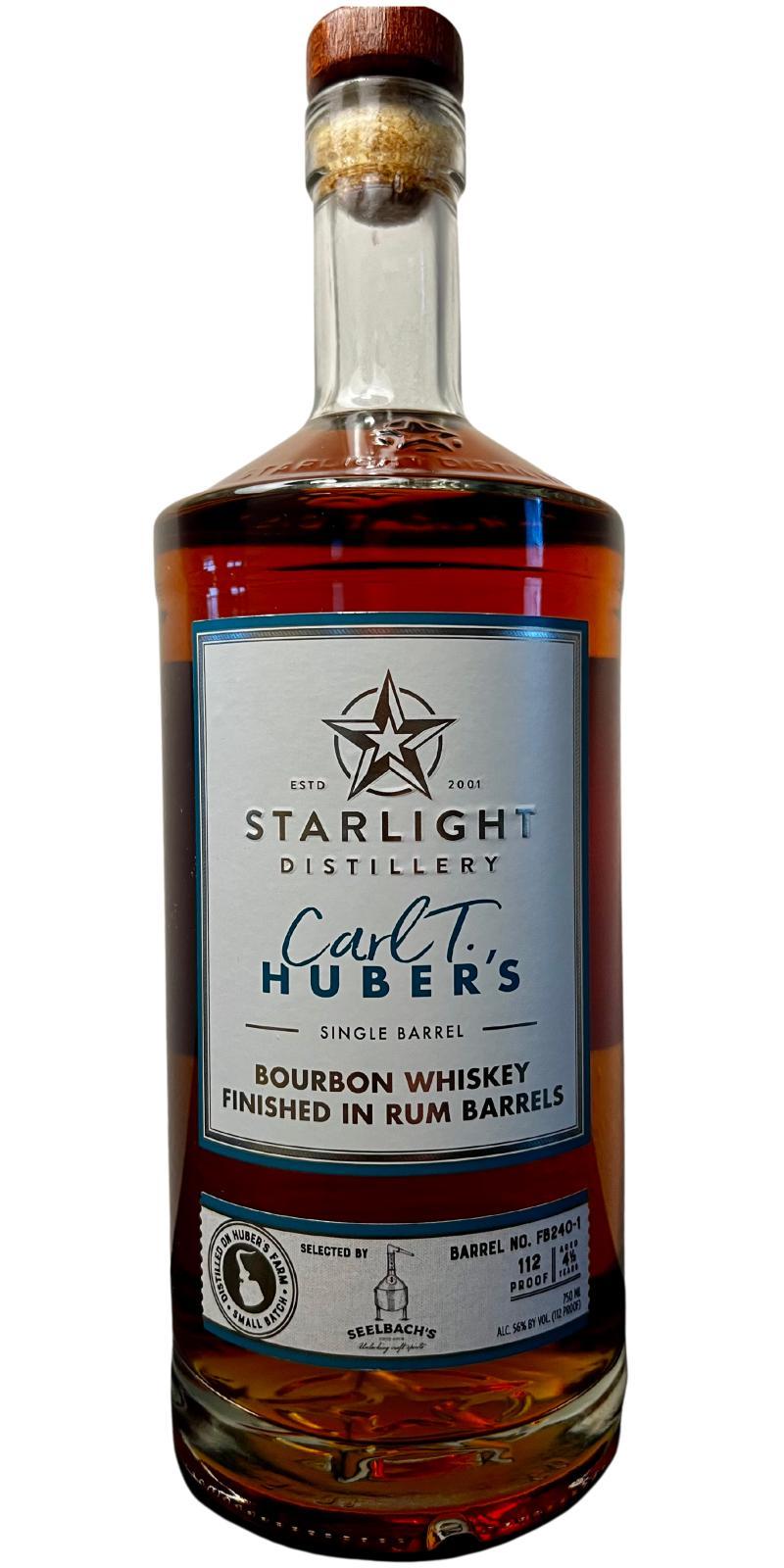 Starlight Distillery 05-year-old   Single Barrel Bourbon Whiskey