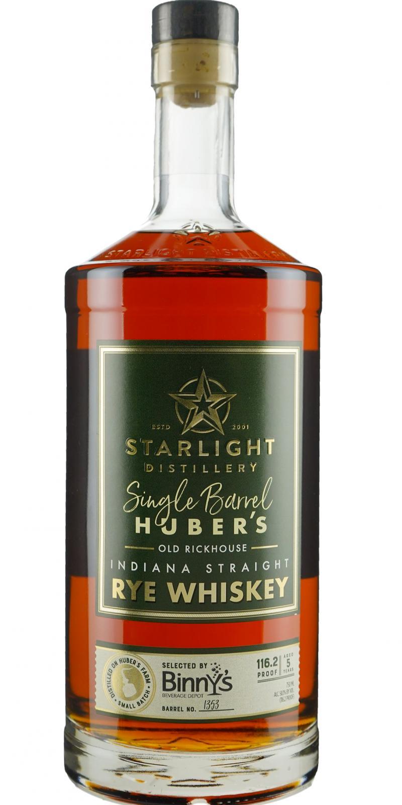 Starlight Distillery 05-year-old  Huber's - Single Barrel