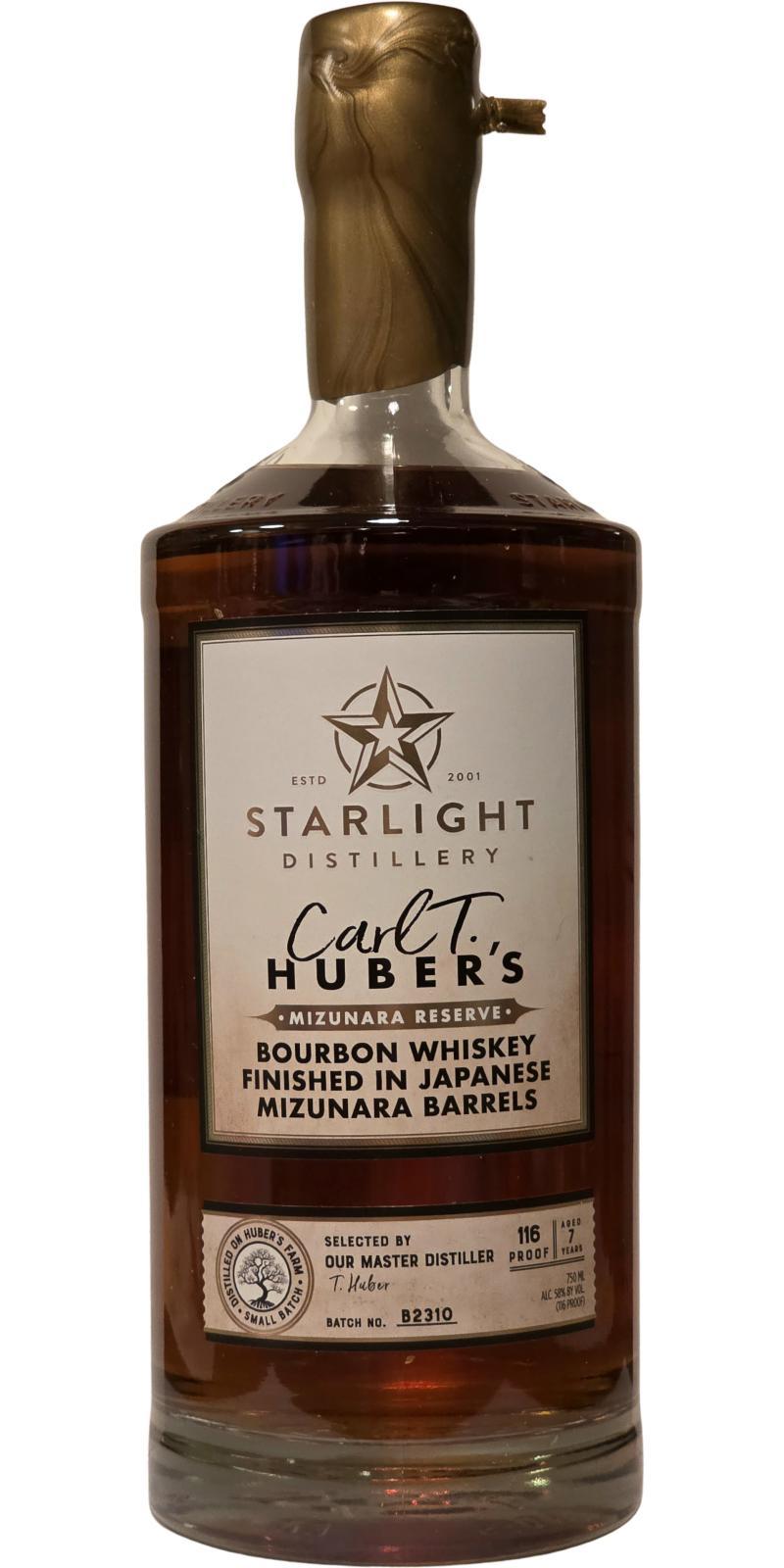 Starlight Distillery 07-year-old  Carl T. Huber's Mizunara Reserve