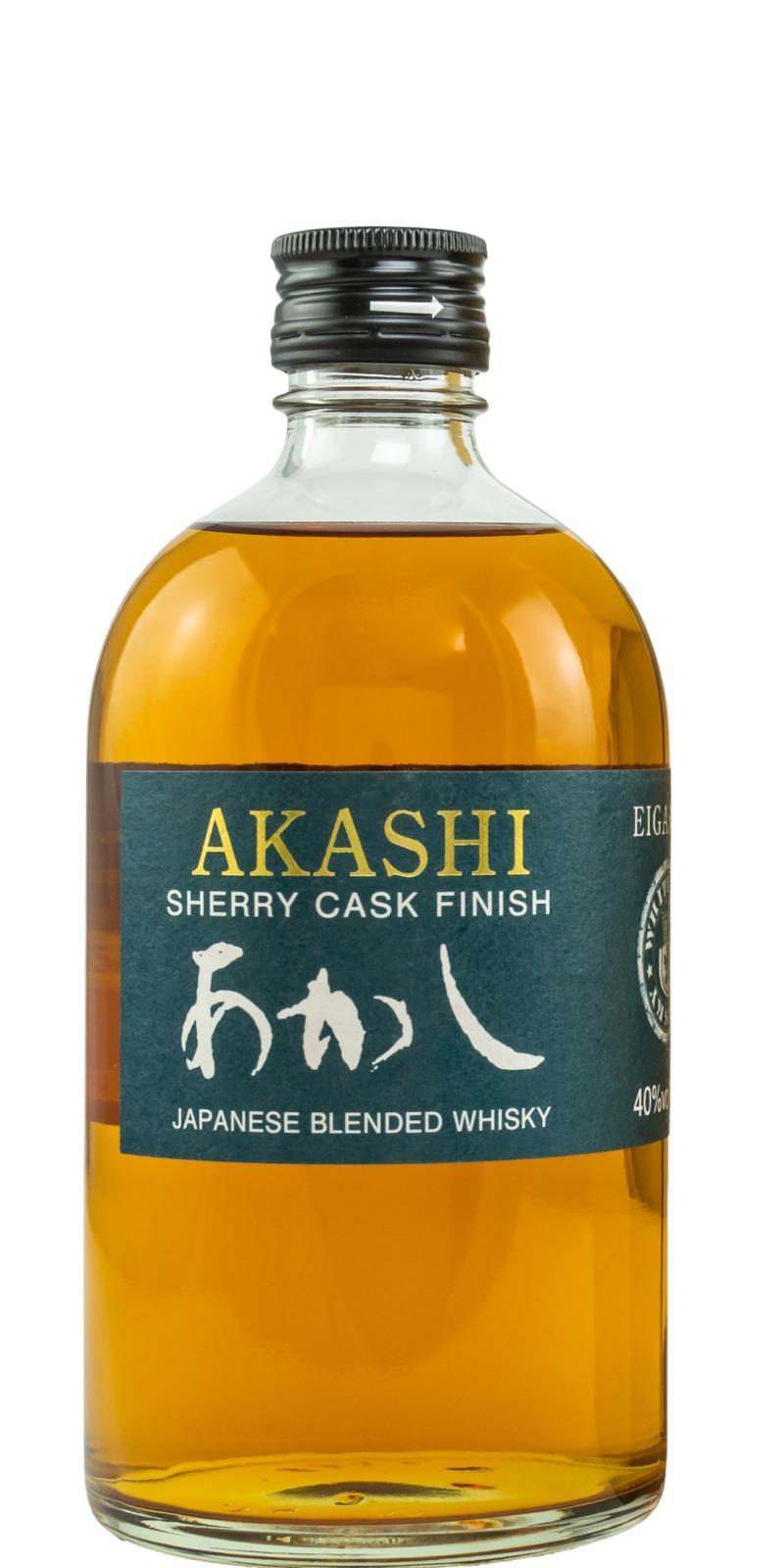 Akashi Sherry Cask Finish  Japanese Blended Whisky