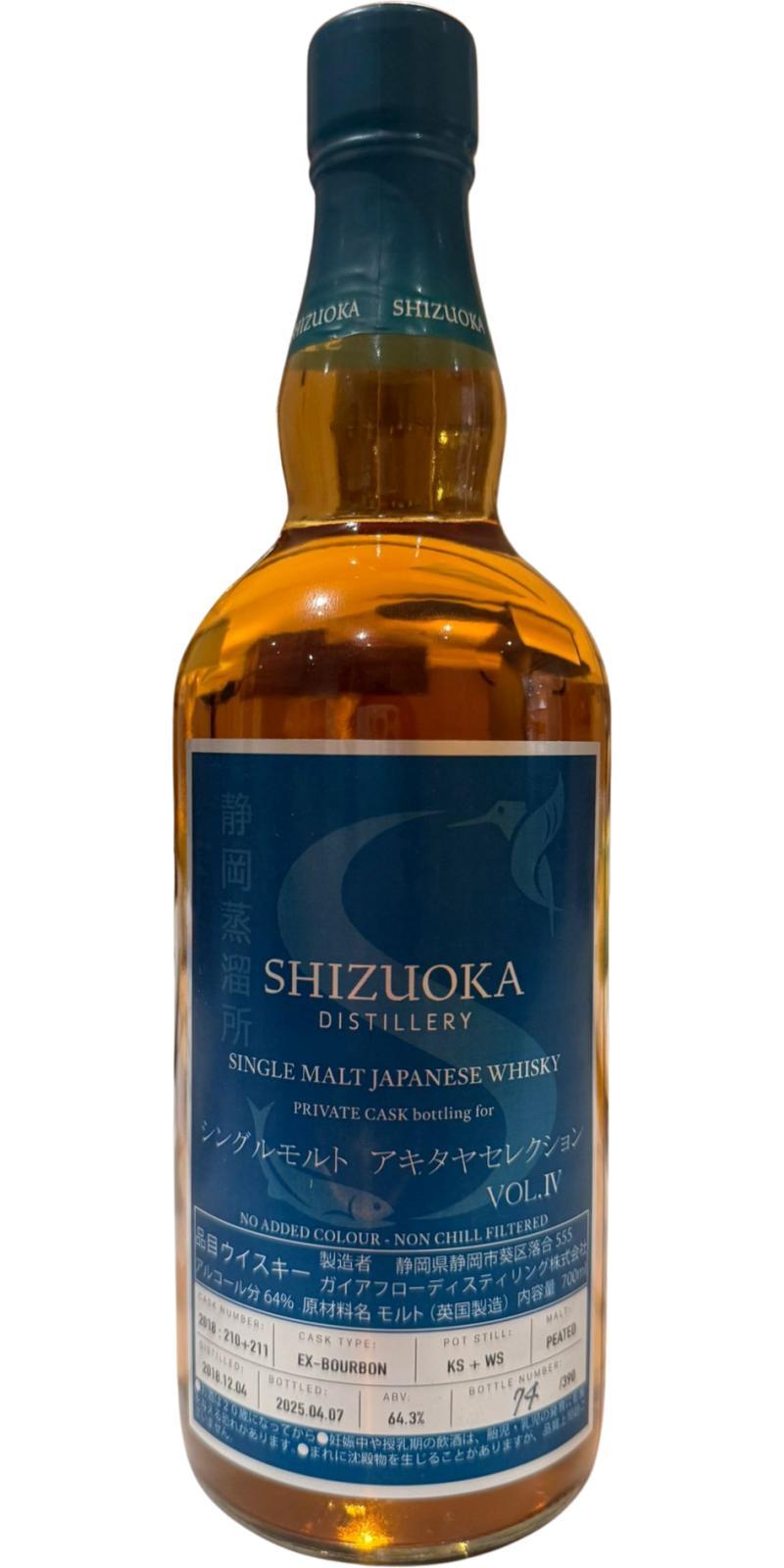 Shizuoka 2018  Private Cask Bottling