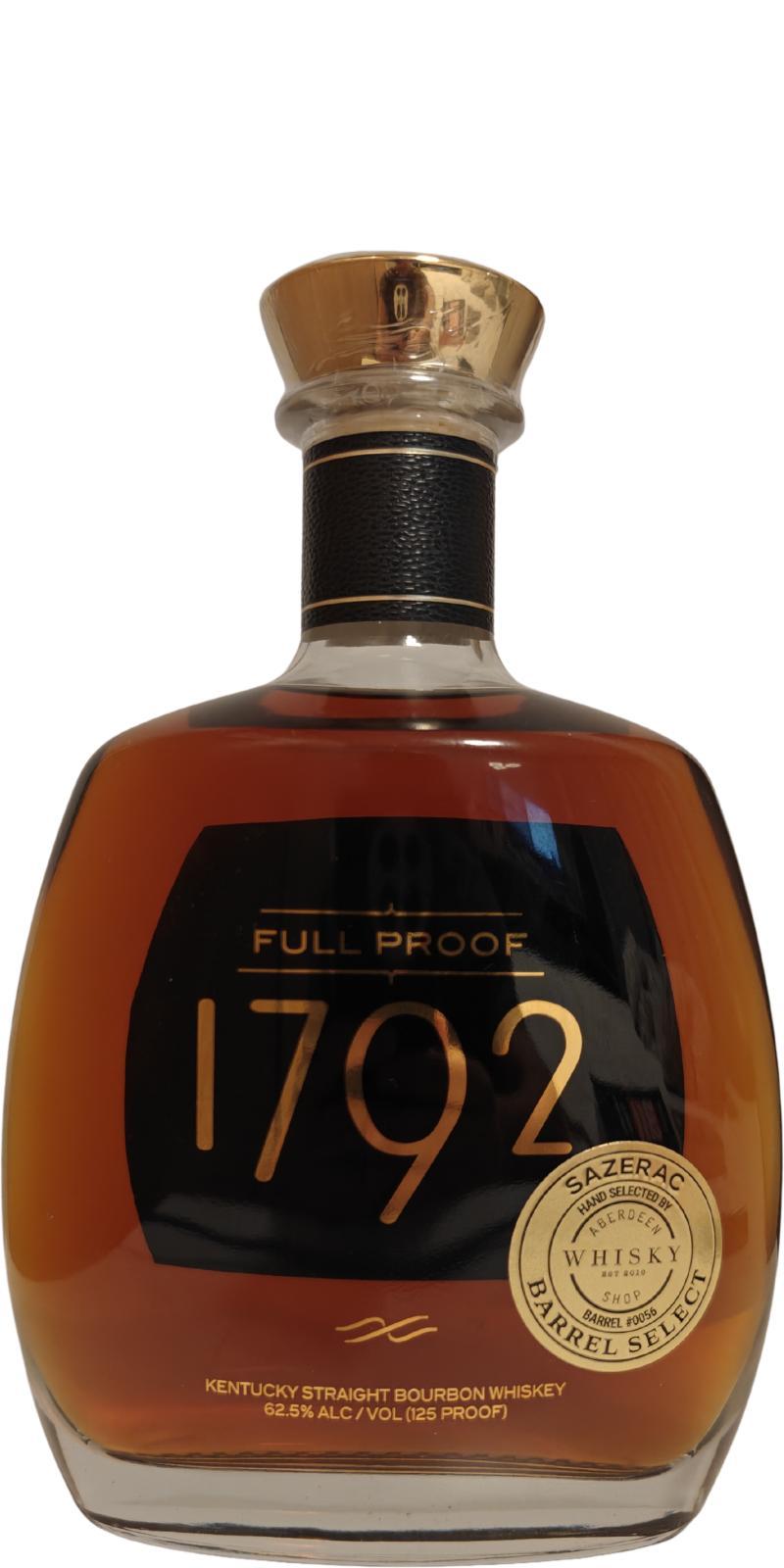 1792 Full Proof Sazerac Barrel Select