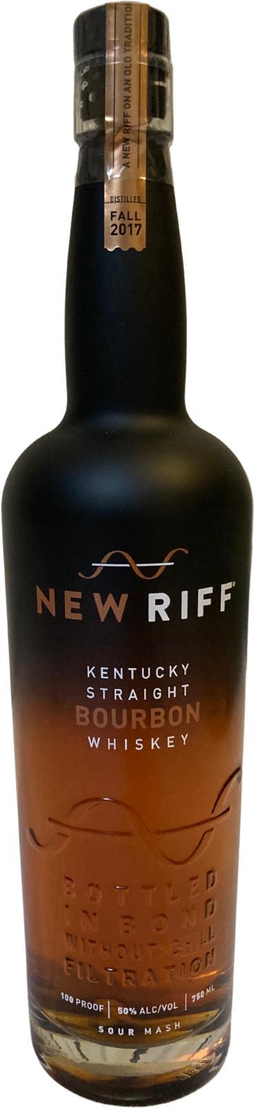 New Riff 2017  Kentucky Straight Bourbon Whiskey
