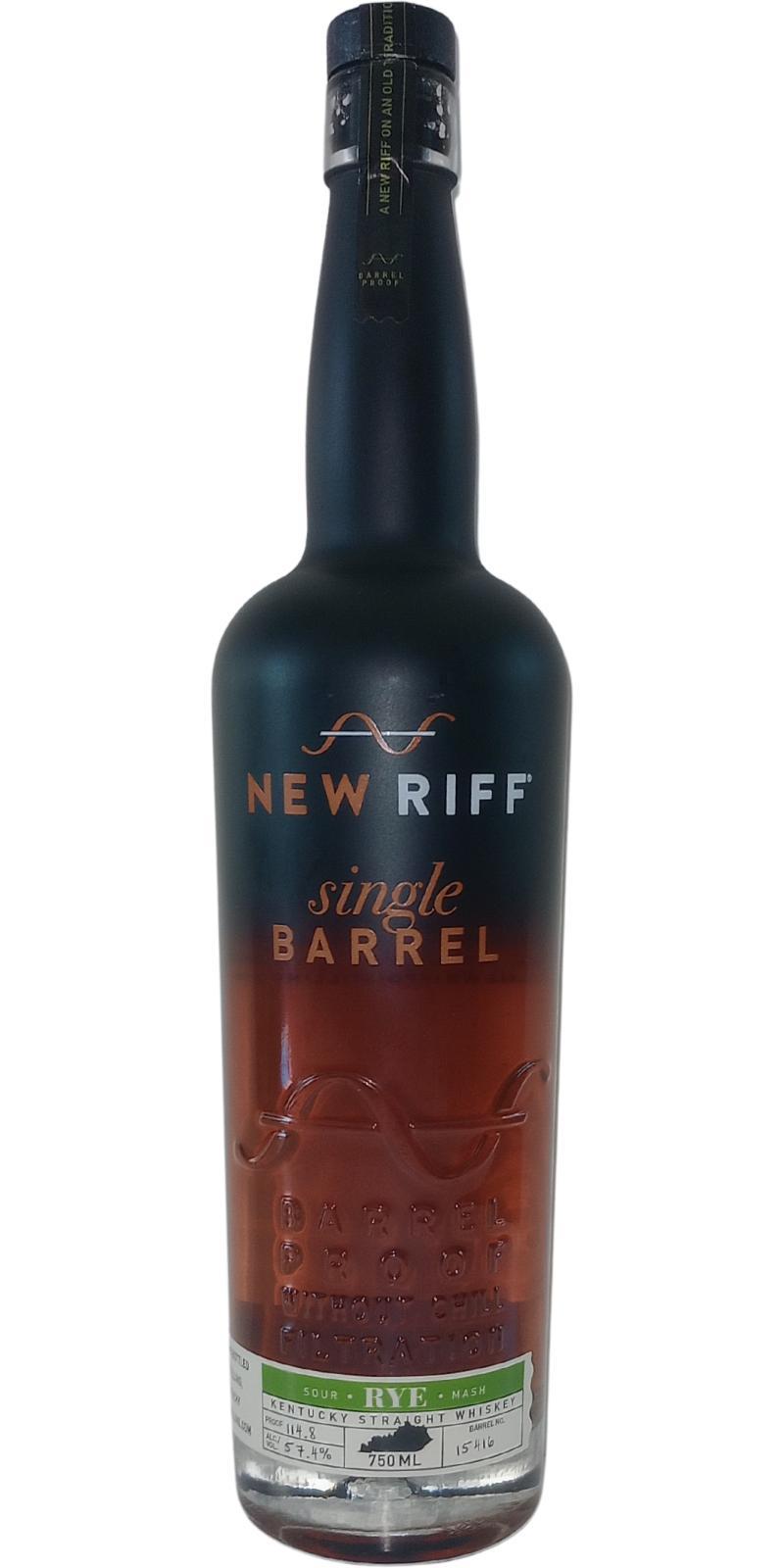 New Riff 04-year-old  Single Barrel - Barrel Proof