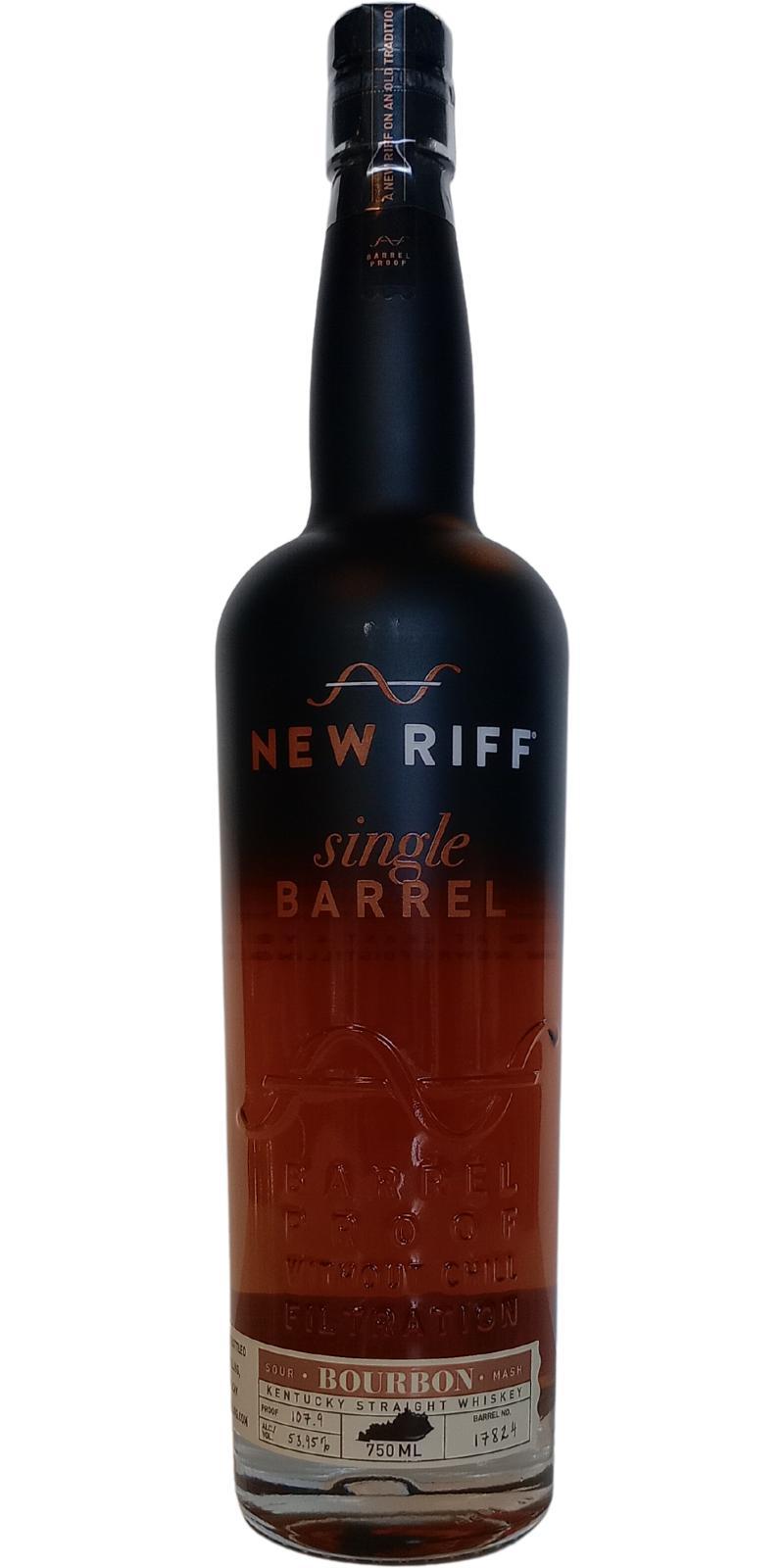 New Riff 04-year-old  Single Barrel - Barrel Proof