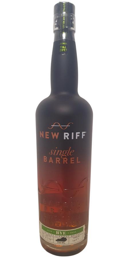 New Riff 2017  Single Barrel Rye