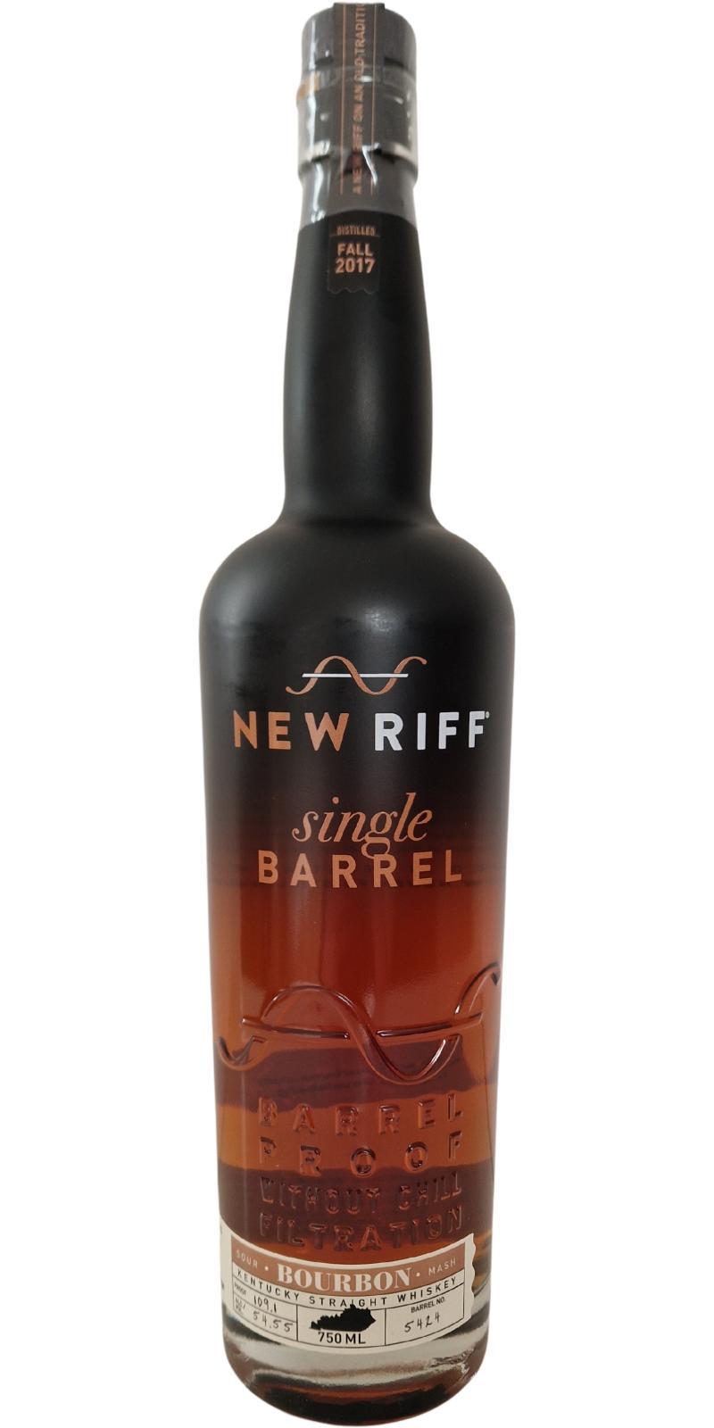 New Riff 2017  Single Barrel