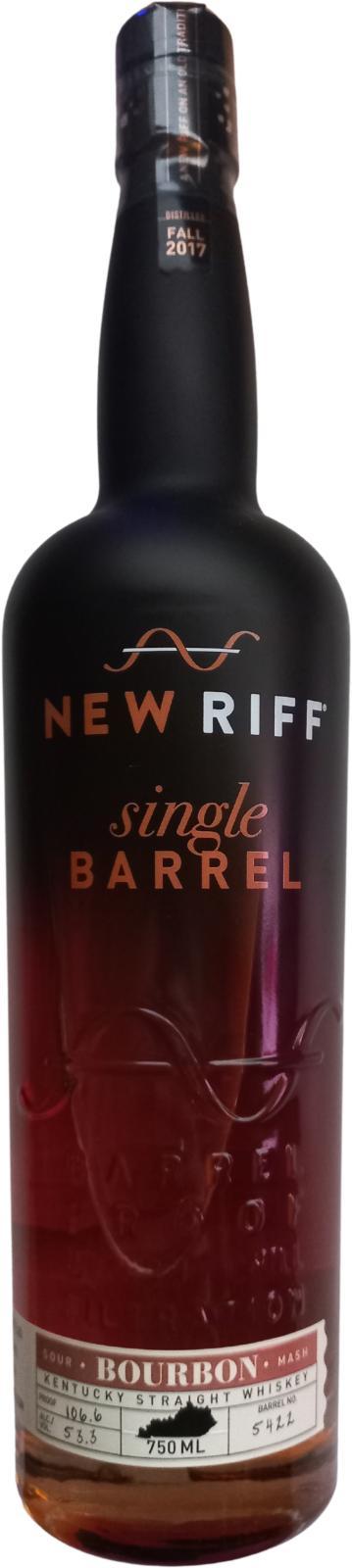 New Riff 2017  Single Barrel