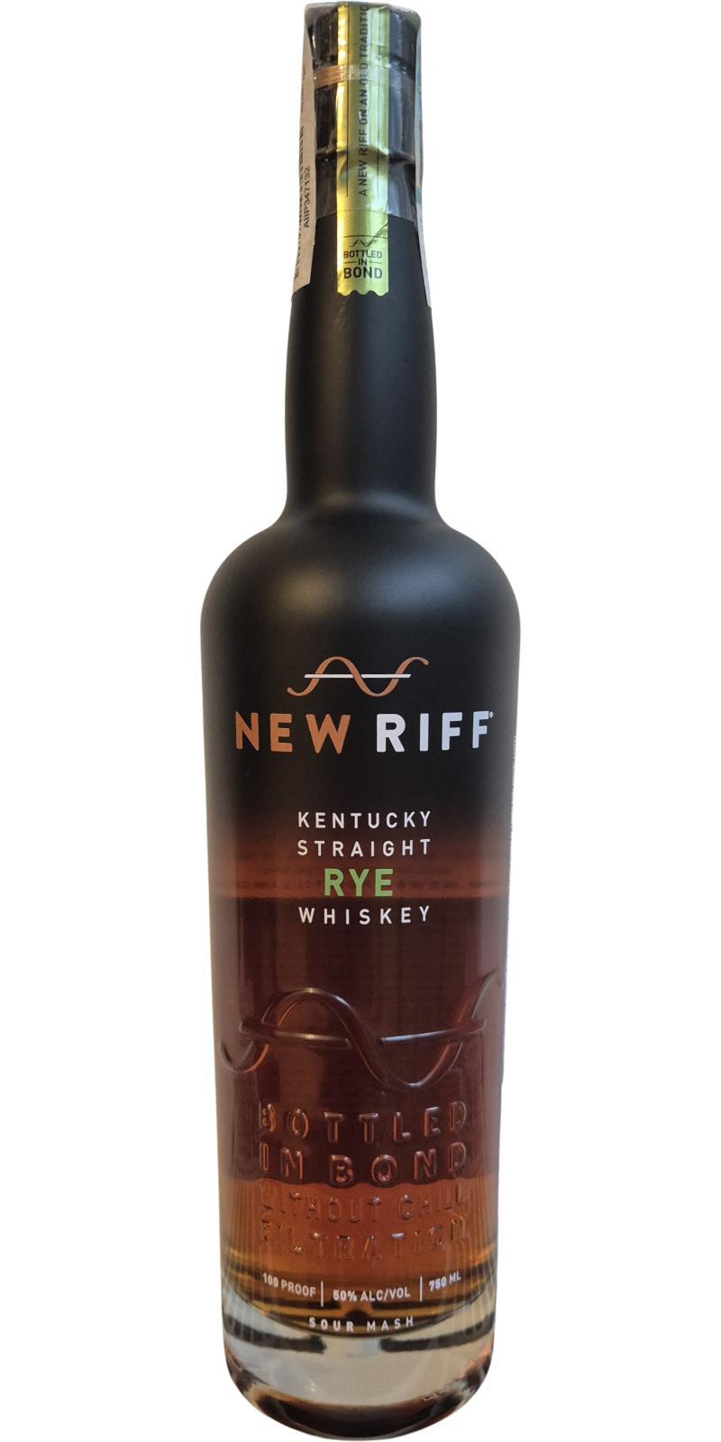 New Riff Bottled In Bond Kentucky Straight Bourbon  Bottled in Bond