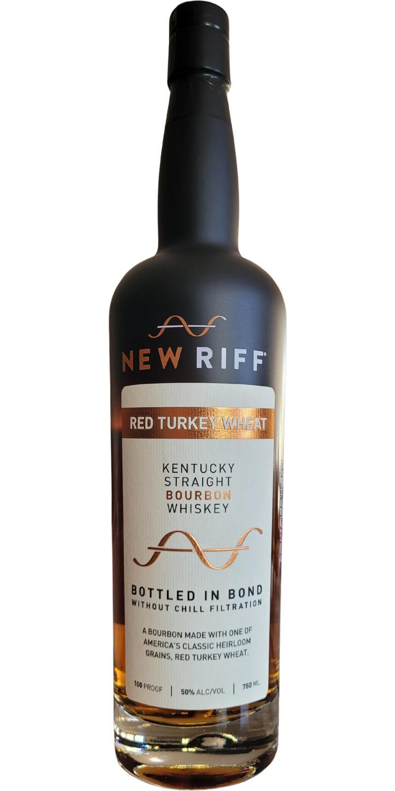 New Riff Red Turkey Wheat  Bottled in Bond