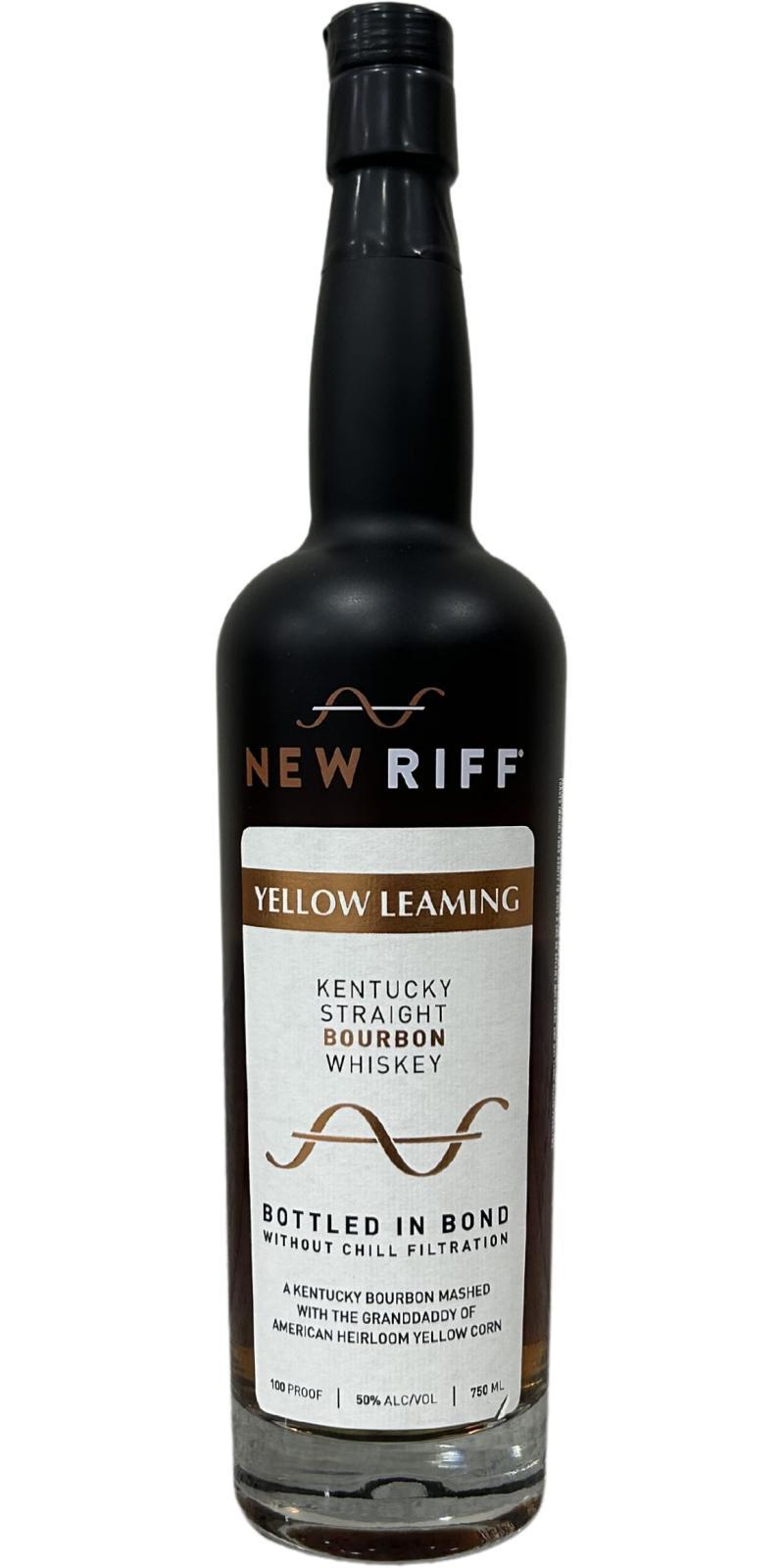 New Riff Yellow Leaming  Bottled in Bond