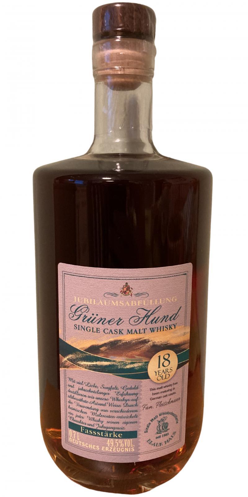 Grüner Hund 2002  Jubiläumsabfüllung Grüner Hund