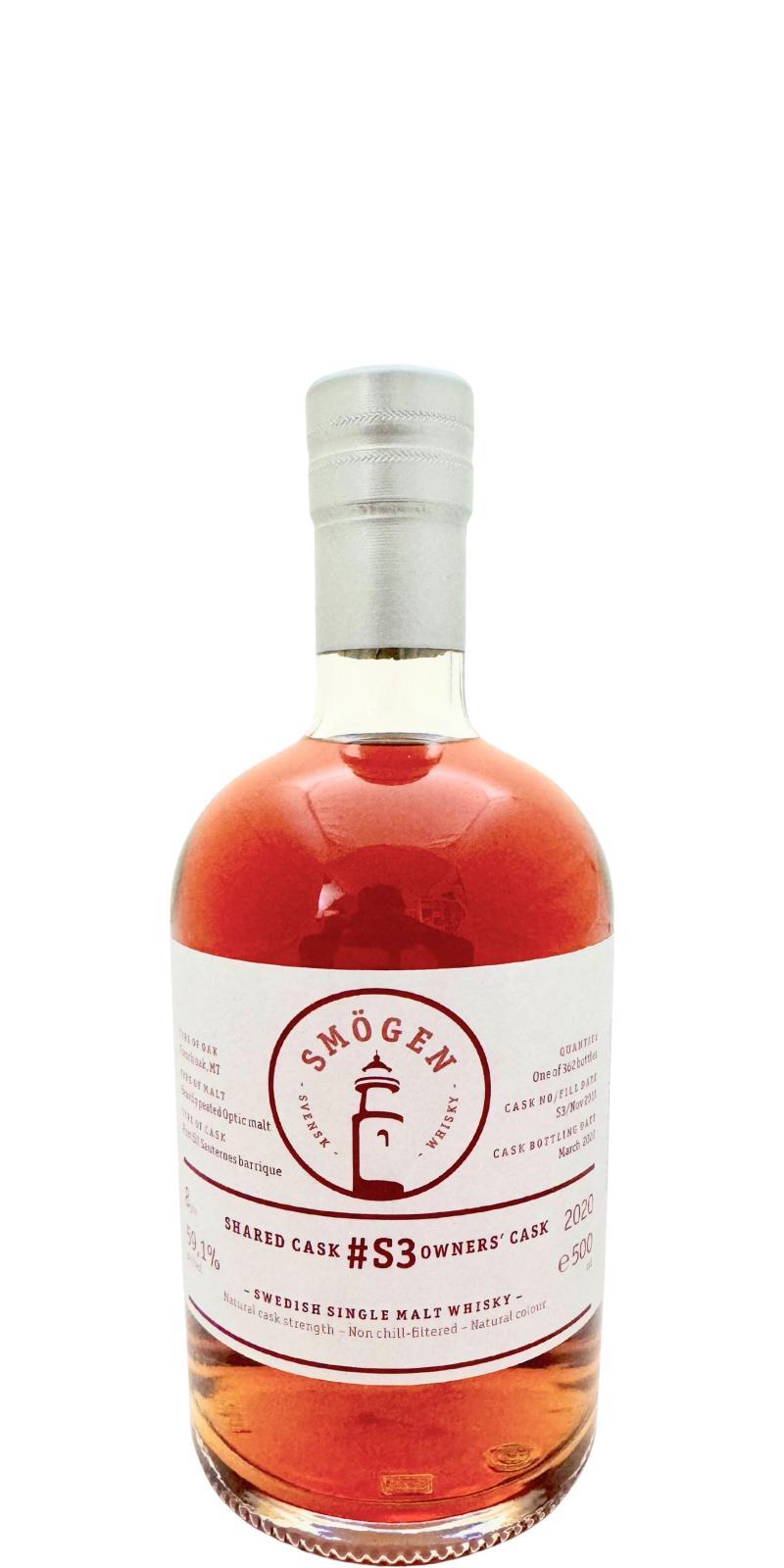 Smögen 2011  Shared Cask Owners Cask #S3