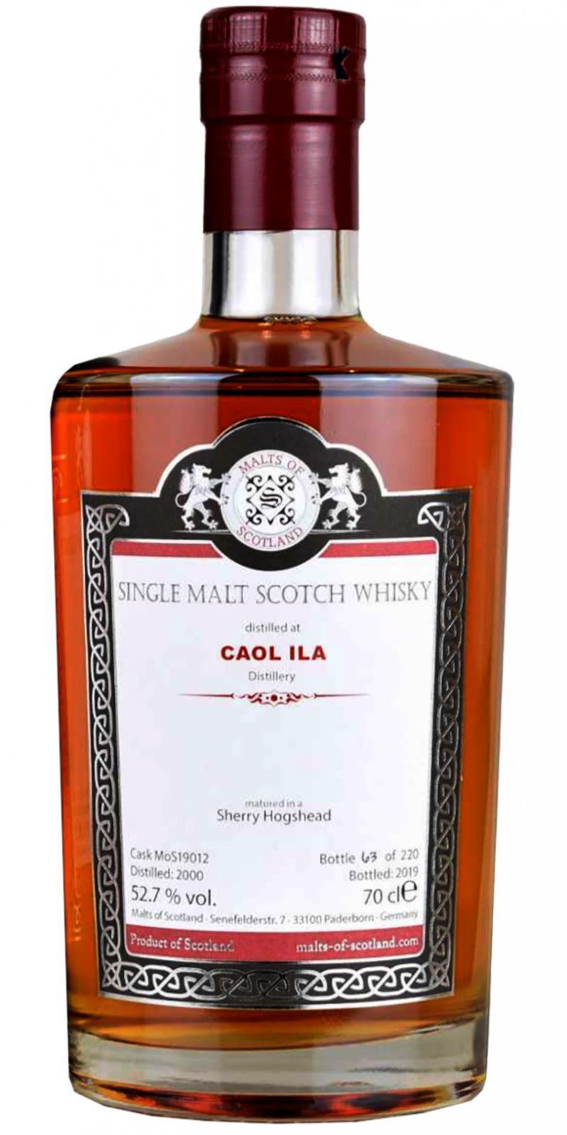 Caol Ila 2000 MoS