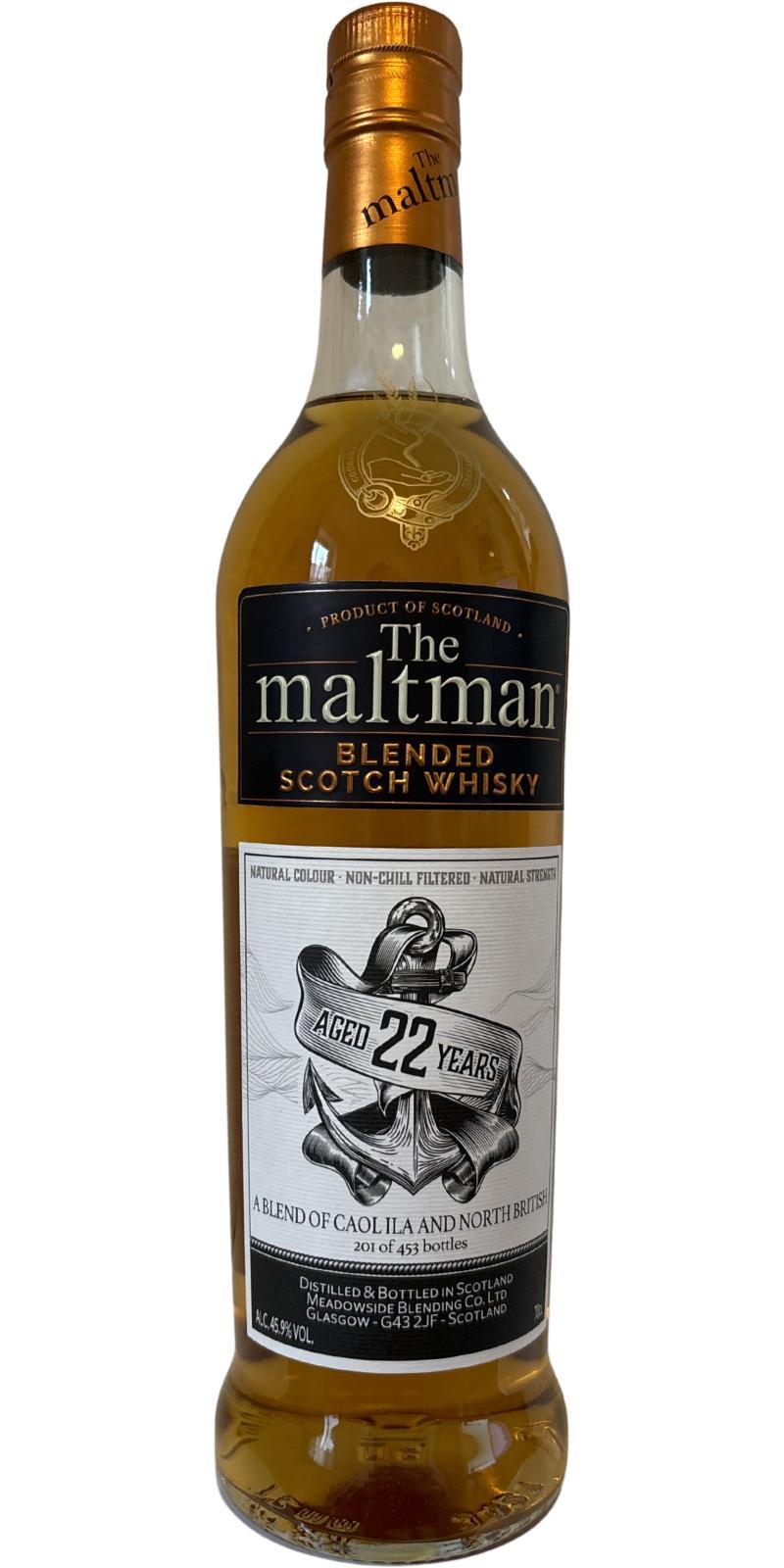 Blended Scotch Whisky 22-year-old MBl The Maltman