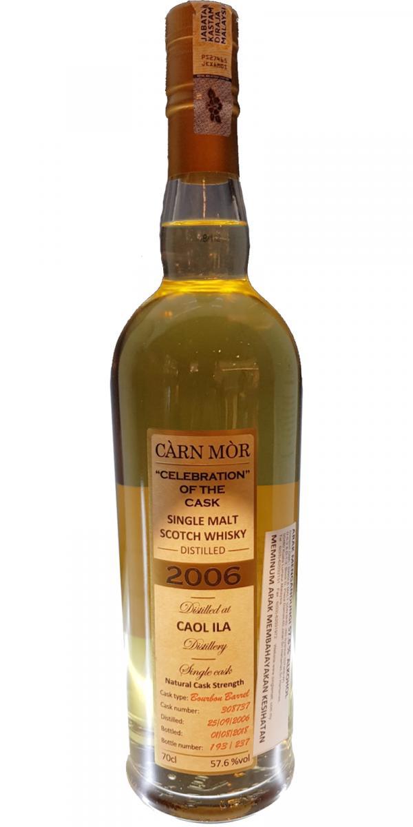 Caol Ila 2006 MMcK Càrn Mòr Celebration of the Cask