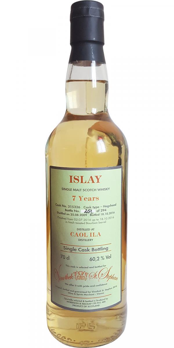 Caol Ila 2009 MMcK Single Cask
