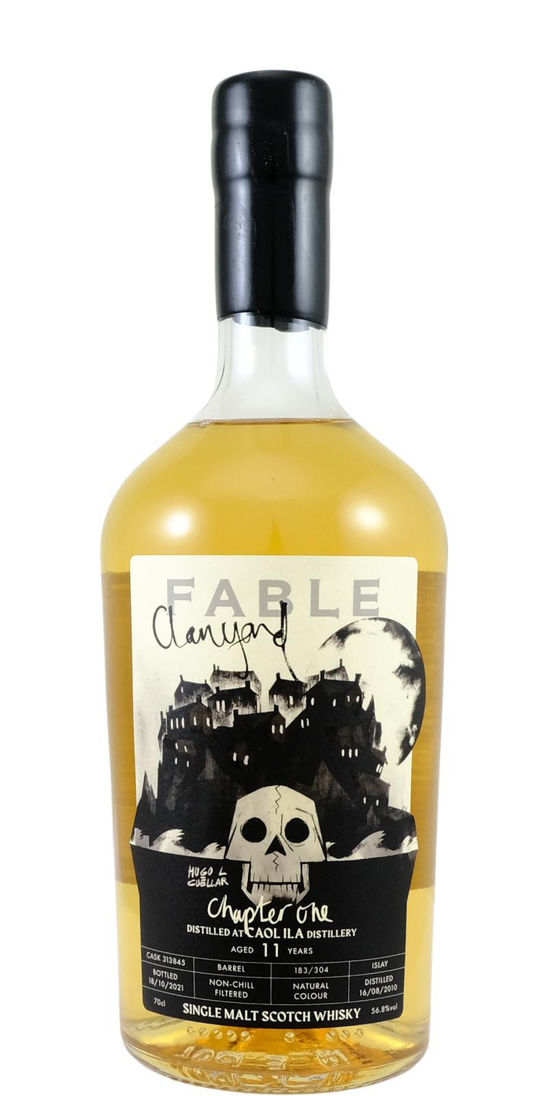 Caol Ila 2010 PSL Fable Whisky - Chapter One