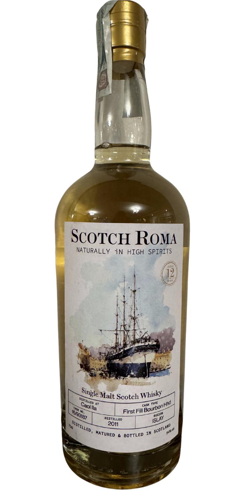 Caol Ila 2011 ScRo Naturally in High Spirits